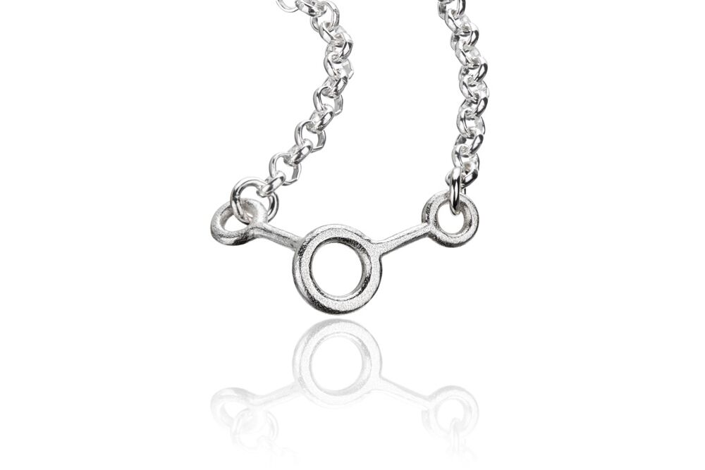 Water- H2O, small necklase, unisex model